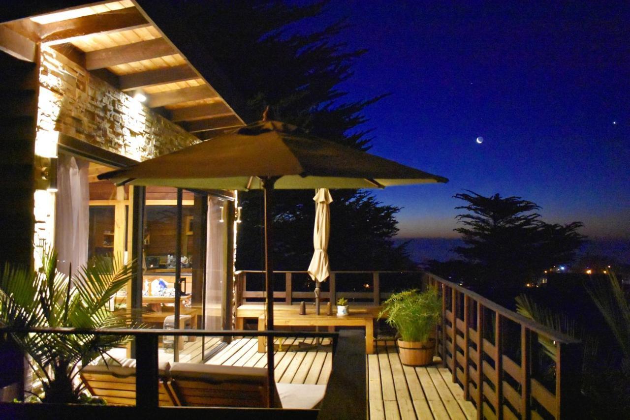 ---- Escapada De Lujo Para Dos ---- Casa Boutique Privada - Vistas Al Oceano - Parrilla Y Fogon En Quincho Privado - Insumos Desayuno - Tu Estadia Incluye Gratis 1 Sesion De Hidromasaje & Cromoterapia Bajo Las Estrellas En Jacuzzi Privado (Adults Onl Pichilemu Exterior foto